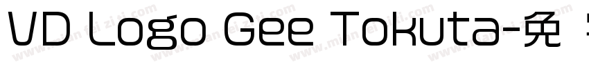 VD Logo Gee Tokuta字体转换